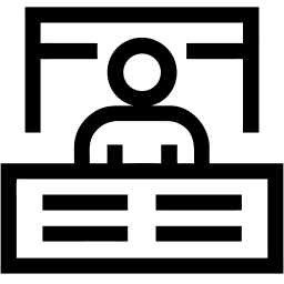 Verkaufsstand linie Icon