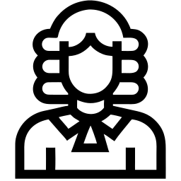 juge line icône