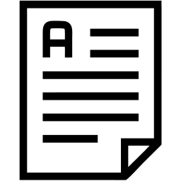 document line icon