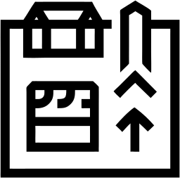 Gebäude line Icon