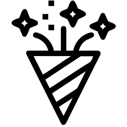 Feuerwerk linie Icon