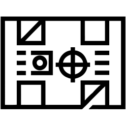 floor plan line icon