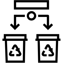 回收利用 线条 图标