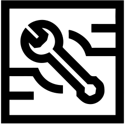 гаечный ключ line иконка