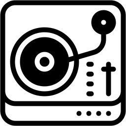giradischi duotono icona