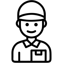 courier line icon