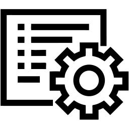 settings line icon