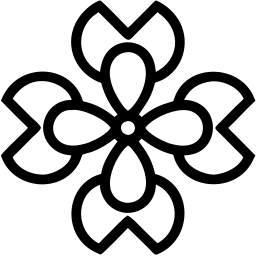 Blumen- linie Icon