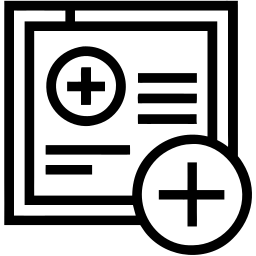 Krankenakte linie Icon