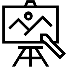 peinture ligne icône