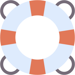 lifesaver flat icon
