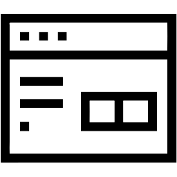 dashboard line icon