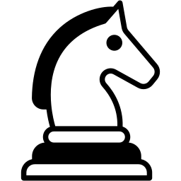 chess piece duotone icon