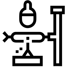 科学实验 line 图标