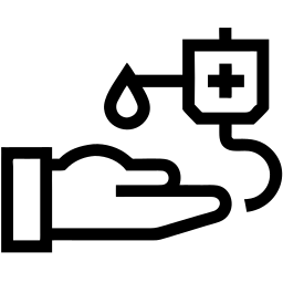 донорство крови line иконка