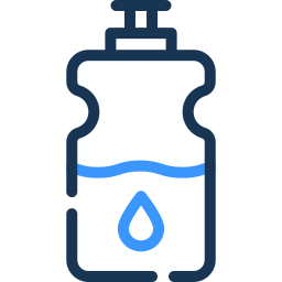 water bottle two-color icon