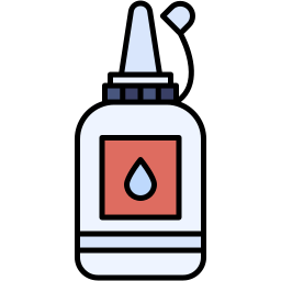 glue bottle lineal color icon