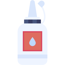 glue bottle flat icon