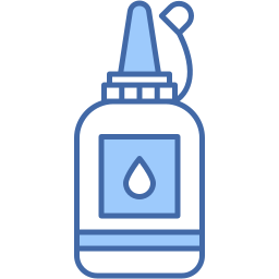 glue bottle two color icon