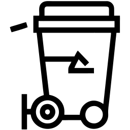 trash can line icon