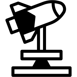 صاروخ ثنائي اللون أيقونة