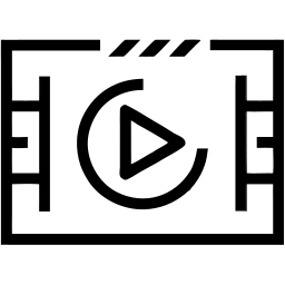 jouer ligne icône