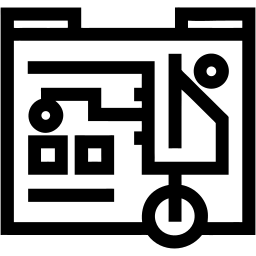 blueprint line icon