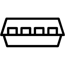 egg carton line icon