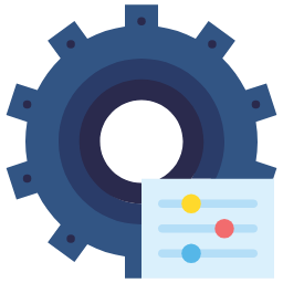 gear flat icon