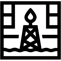 нефтяная вышка line иконка