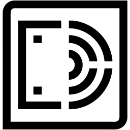 近场通信 线条 图标