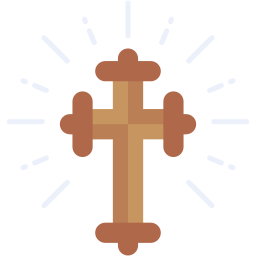 cross flat icon
