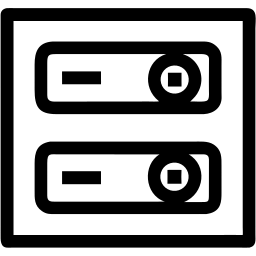 toggle switch line icon