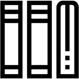 图书馆 线条 图标