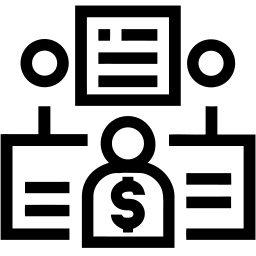 финансы линия иконка