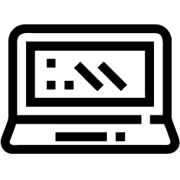 Laptop linie Icon