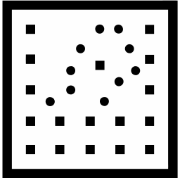 Quadrate linie Icon