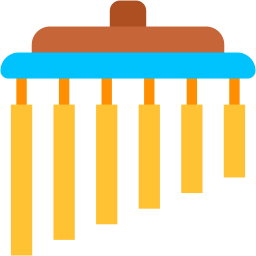 chimes flat icon