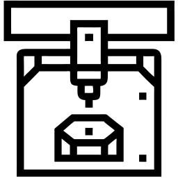 3D打印机 线条 图标