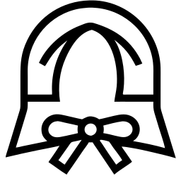قبعة خط أيقونة
