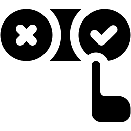 decision filled icon