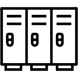 locker line icon