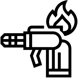 燃气燃烧器 线条 图标