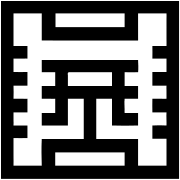 迷宫 线条 图标