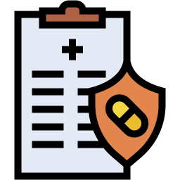 medical record lineal color icon