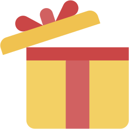 gift flat icon