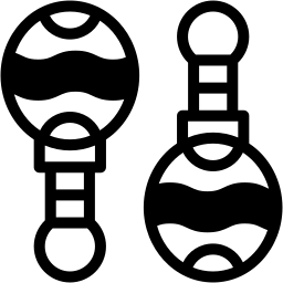 rattle duotone icon