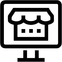 E-Einkauf linie Icon
