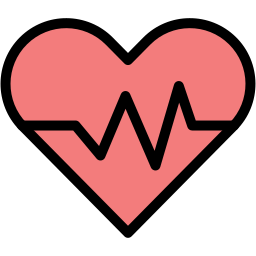 heartbeat lineal color icon
