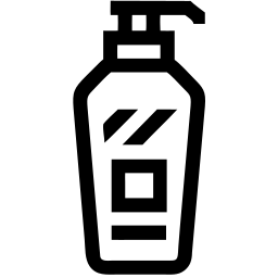 lotion pump line icon